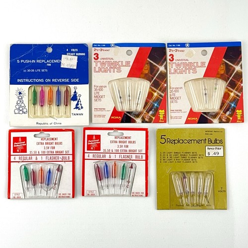 Vtg christmas lights midget - lights,