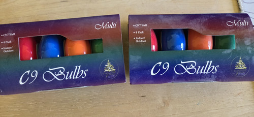 Multi christmas light bulbs - multi,