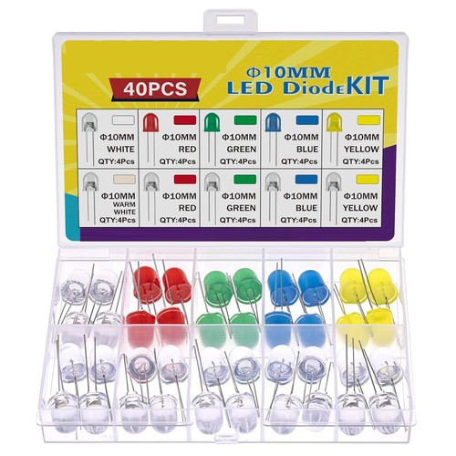 40pcs 10mm led diode light - led,