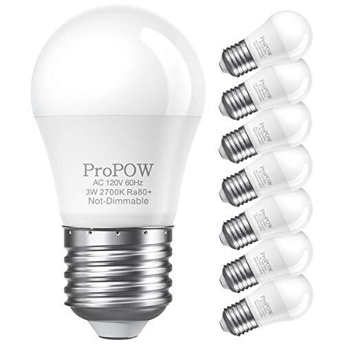 Propow led bulb equivalent - propow, 3w
